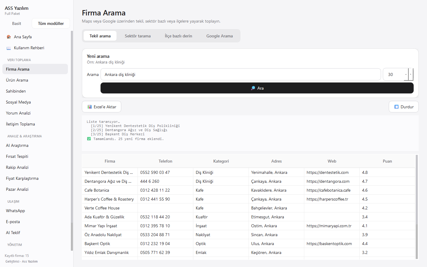 Firma Arama